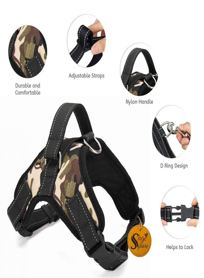 Sage Square Adjustable Cusion Padded Dog Sport Harness with Lifting Handle Extra Confortable (Extra Large Dogs) - Image 2